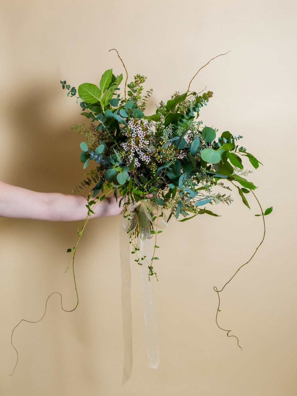 Foliage-only Wedding Bouquet