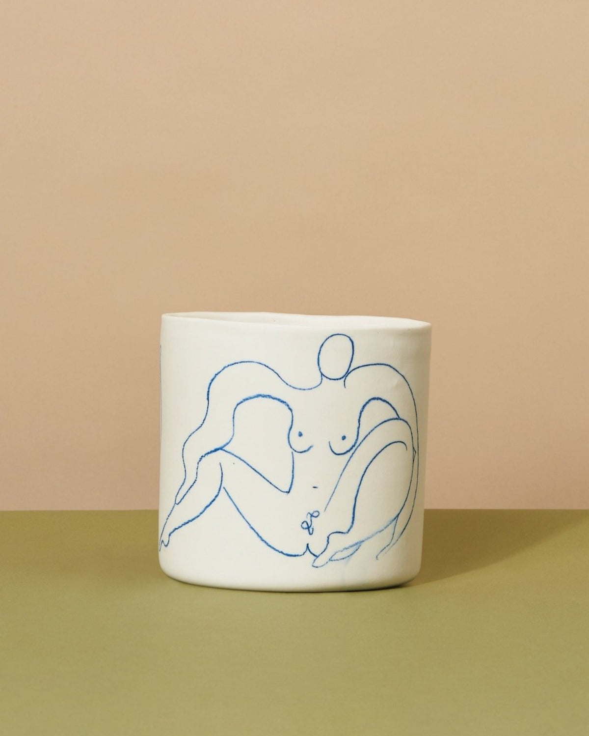 Nude Line Drawing Planter