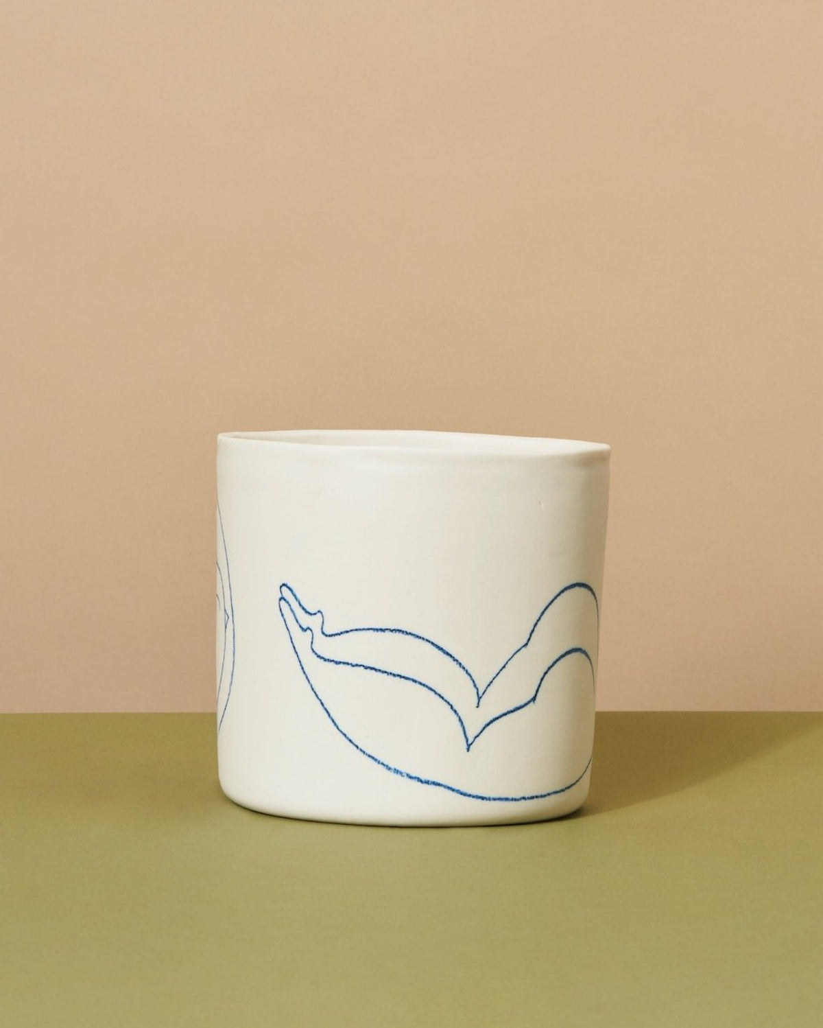 Nude Line Drawing Planter